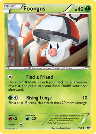Foongus 8/99 - Next Destinies Reverse Holofoil - Poke-Collect