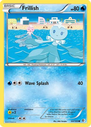 Frillish 44/149 - Boundaries Crossed Reverse Holofoil - Poke-Collect