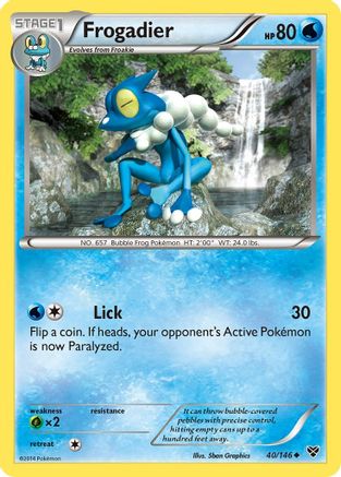 Frogadier 40/146 - XY Base Set - Poke-Collect