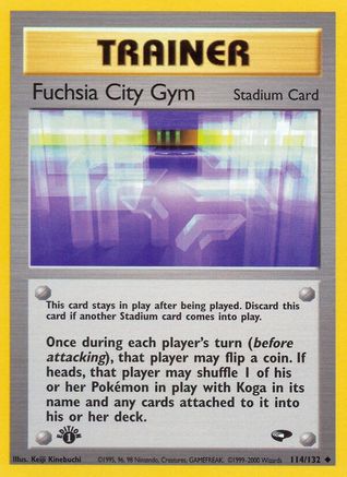 Fuchsia City Gym 114/132 - Gym Challenge Unlimited - Poke-Collect