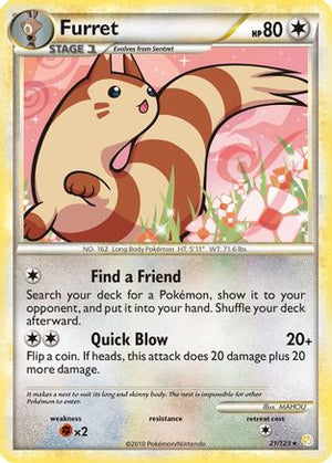Furret 21/123 - HeartGold SoulSilver - Poke-Collect