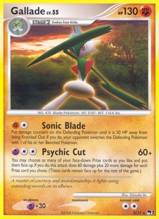 Gallade 2/17 - POP Series 7 Holofoil - Poke-Collect