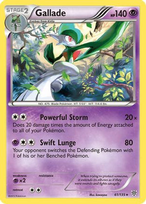 Gallade 61/135 - Plasma Storm Reverse Holofoil - Poke-Collect