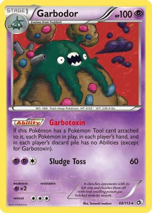 Garbodor 68/113 - Legendary Treasures Reverse Holofoil - Poke-Collect