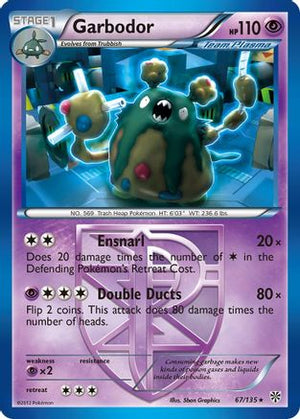 Garbodor (Team Plasma) (67) 67/135 - Plasma Storm Reverse Holofoil - Poke-Collect