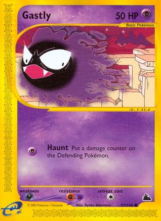 Gastly 57/144 - Skyridge - Poke-Collect