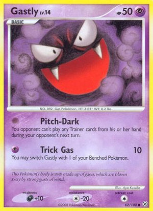 Gastly 62/100 - Stormfront Reverse Holofoil - Poke-Collect