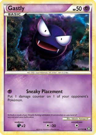 Gastly 63/102 - Triumphant - Poke-Collect