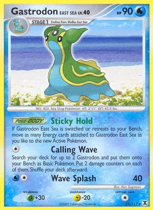 Gastrodon East Sea 21/111 - Rising Rivals Reverse Holofoil - Poke-Collect