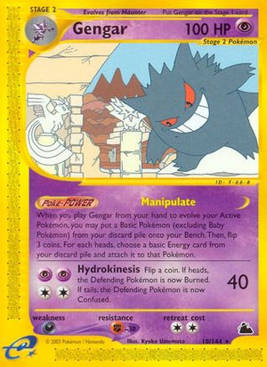 Gengar (10) 10/144 - Skyridge Reverse Holofoil - Poke-Collect