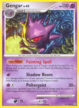 Gengar 18/100 - Stormfront - Poke-Collect