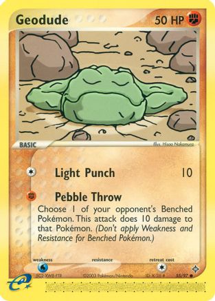 Geodude - 55/97 55/97 - Dragon Reverse Holofoil - Poke-Collect