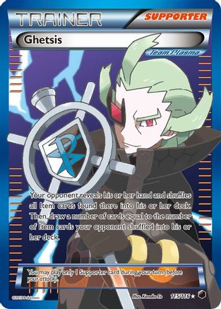 Ghetsis (Team Plasma) (Full Art) 115/116 - Plasma Freeze Holofoil - Poke-Collect
