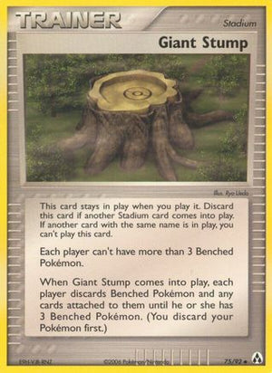 Giant Stump 75/92 - Legend Maker Reverse Holofoil - Poke-Collect