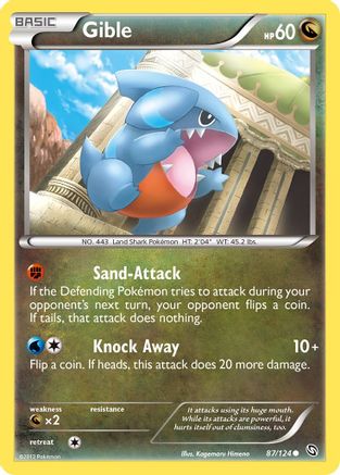 Gible (87) 87/124 - Dragons Exalted - Poke-Collect