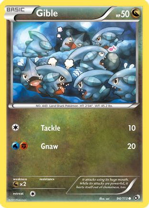 Gible 94/113 - Legendary Treasures Reverse Holofoil - Poke-Collect