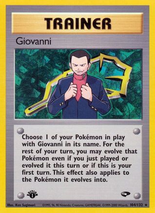 Giovanni (104) 104/132 - Gym Challenge Unlimited - Poke-Collect
