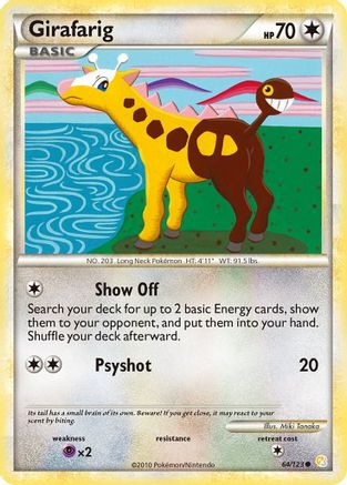 Girafarig 64/123 - HeartGold SoulSilver - Poke-Collect