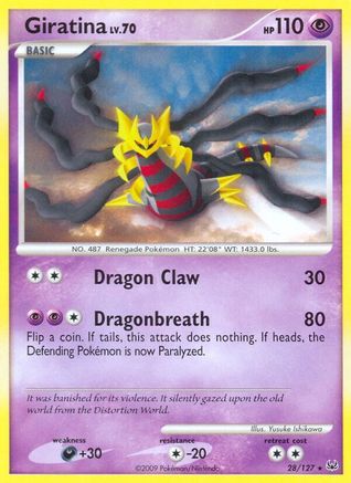 Giratina (28) 28/127 - Platinum Reverse Holofoil - Poke-Collect