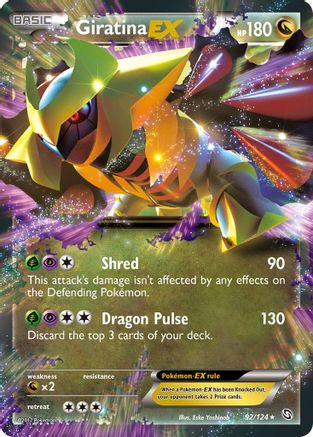 Giratina EX 92/124 - Dragons Exalted Holofoil - Poke-Collect