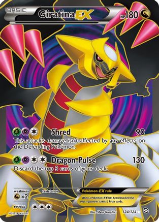 Giratina EX (124 Full Art) 124/124 - Dragons Exalted Holofoil - Poke-Collect