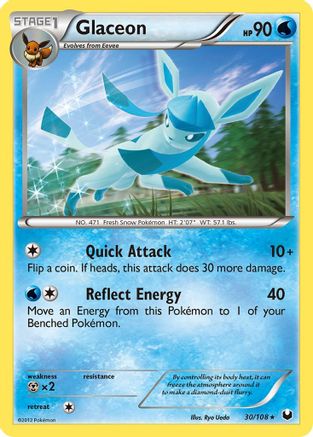 Glaceon 30/108 - Dark Explorers - Poke-Collect