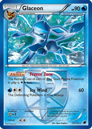 Glaceon (Team Plasma) 23/116 - Plasma Freeze - Poke-Collect