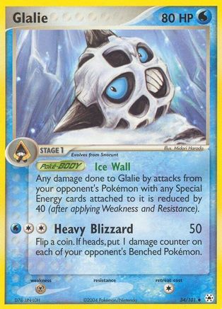 Glalie 34/101 - Hidden Legends - Poke-Collect