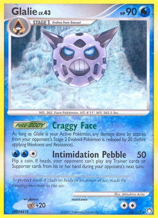 Glalie 25/123 - Mysterious Treasures Reverse Holofoil - Poke-Collect