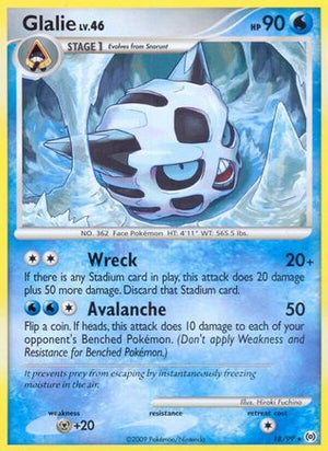 Glalie 18/99 - Arceus Reverse Holofoil