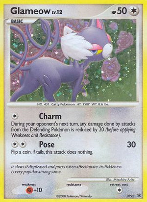 Glameow - DP23 DP23/56 - Diamond and Pearl Promos Holofoil - Poke-Collect