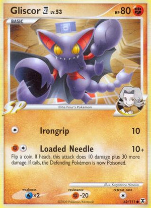 Gliscor E4 62/111 - Rising Rivals Reverse Holofoil - Poke-Collect