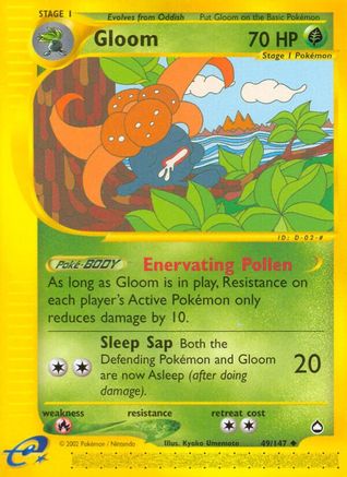 Gloom 49/147 - Aquapolis - Poke-Collect