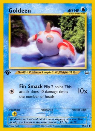 Goldeen 45/64 - Neo Revelation 1st Edition - Poke-Collect
