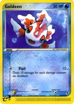 Goldeen 55/109 - Ruby and Sapphire Reverse Holofoil - Poke-Collect