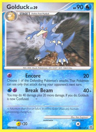 Golduck 28/132 - Secret Wonders Reverse Holofoil - Poke-Collect