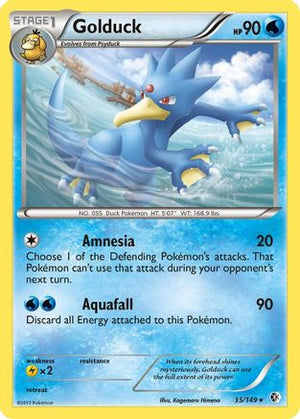 Golduck (35) 35/149 - Boundaries Crossed Reverse Holofoil - Poke-Collect