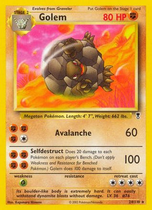 Golem 24/110 - Legendary Collection - Poke-Collect