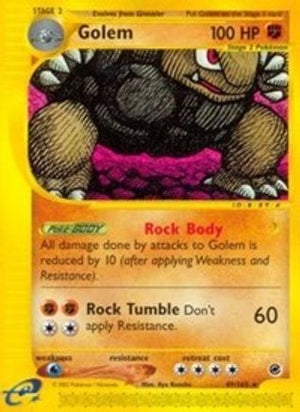 Golem (49) 49/165 - Expedition Reverse Holofoil - Poke-Collect