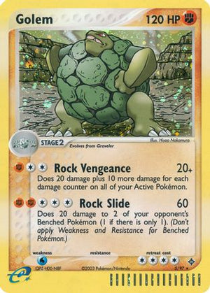 Golem 5/97 - Dragon Reverse Holofoil - Poke-Collect