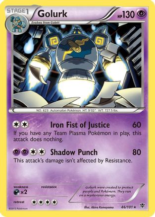 Golurk 46/101 - Plasma Blast Holofoil - Poke-Collect