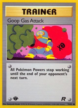 Goop Gas Attack 78/82 - Team Rocket 1st Edition - Poke-Collect