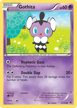 Gothita (43) 43/98 - Emerging Powers Reverse Holofoil - Poke-Collect
