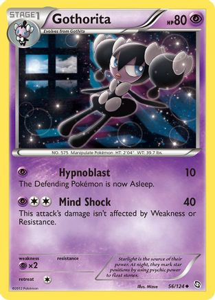 Gothorita 56/124 - Dragons Exalted Reverse Holofoil - Poke-Collect