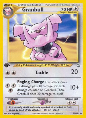 Granbull 37/111 - Neo Genesis Unlimited - Poke-Collect