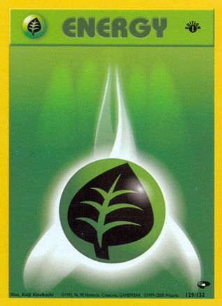 Grass Energy 129/132 - Gym Challenge Unlimited - Poke-Collect