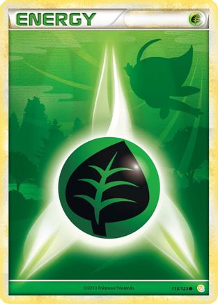 Grass Energy 115/123 - HeartGold SoulSilver - Poke-Collect