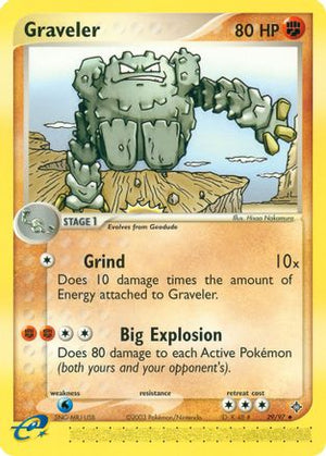 Graveler - 29/97 29/97 - Dragon Reverse Holofoil - Poke-Collect