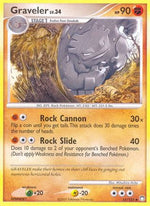 Graveler 51/123 - Mysterious Treasures Reverse Holofoil - Poke-Collect