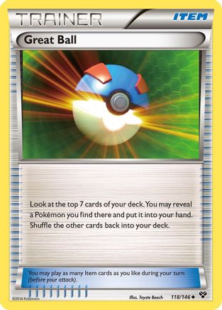 Great Ball 118/146 - XY Base Set Reverse Holofoil - Poke-Collect